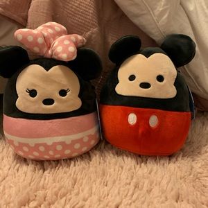 Mickey and Minnie Squishmallow